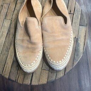 Vince Tan Suede Slip-On